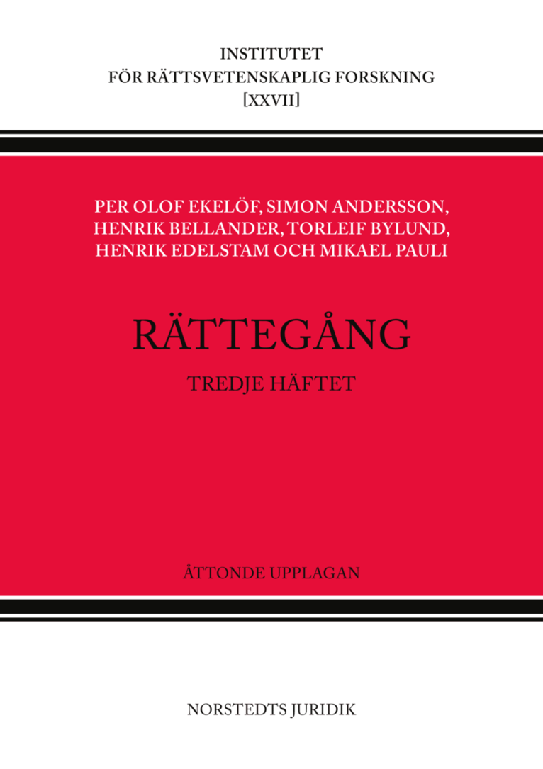 Rättegång. Tredje häftet