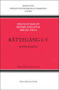 Rättegång I-V : supplement