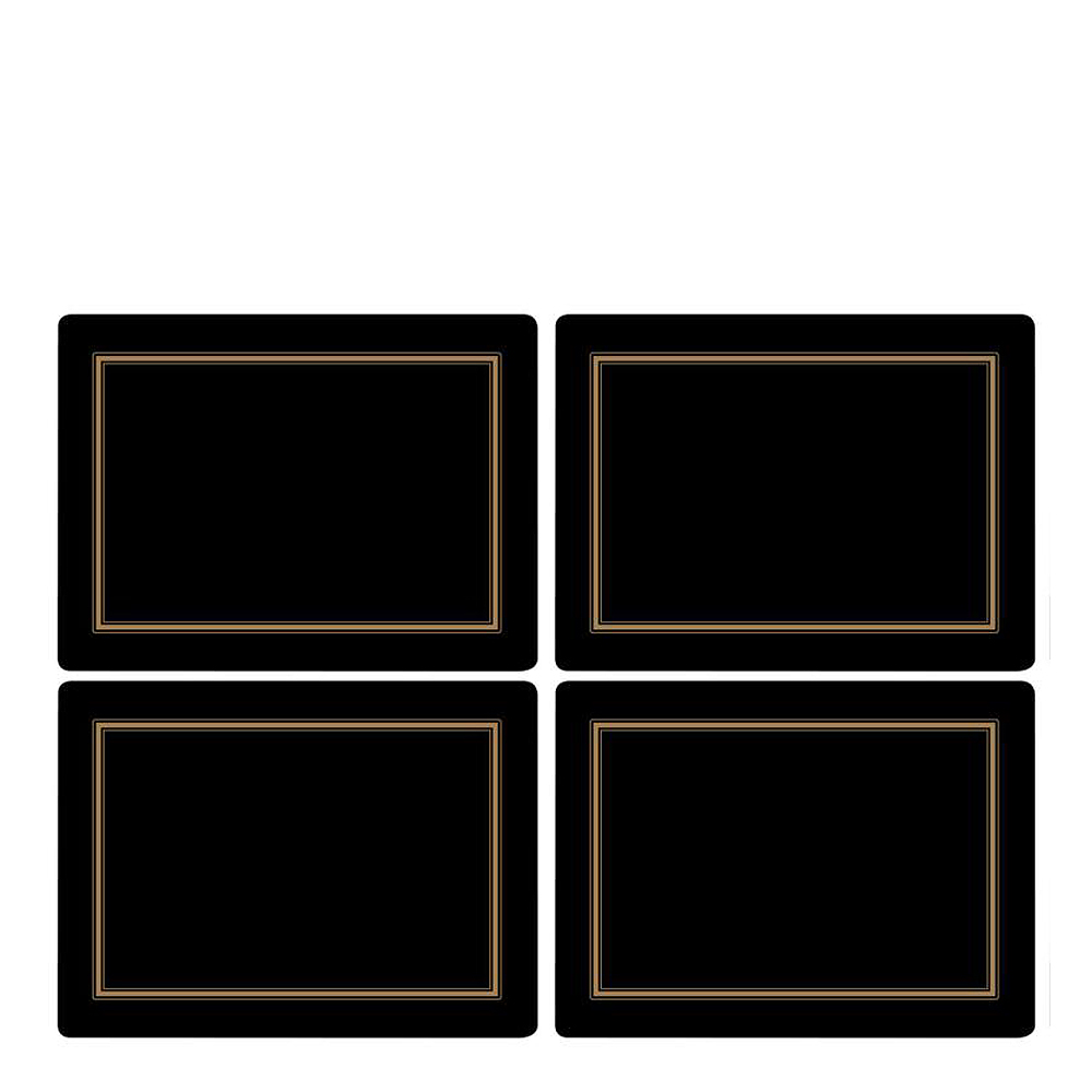 Pimpernel - Classic Bordstablett 40x30 cm 4-pack svart