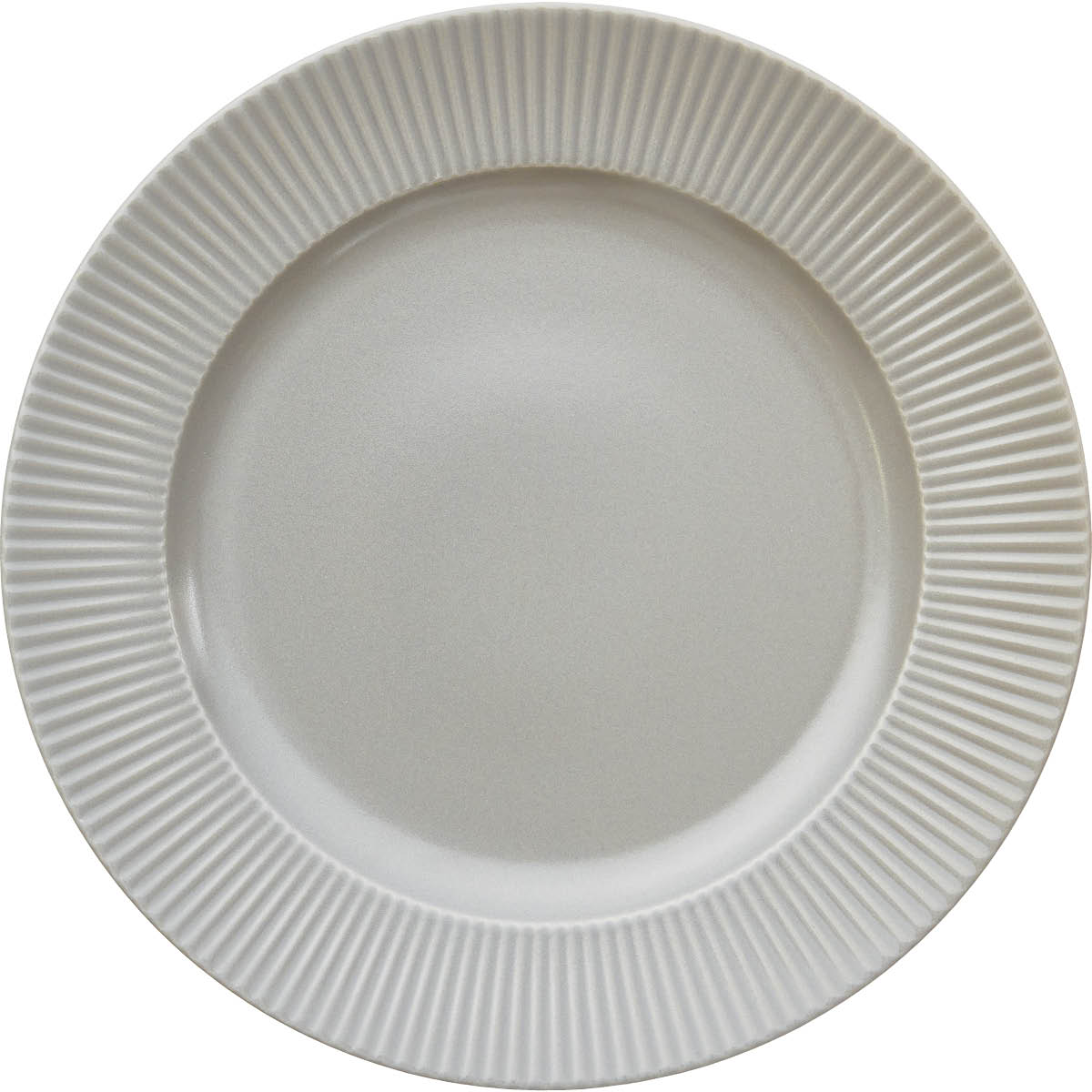 Aida - Groovy tallrik 27 cm stengods grå