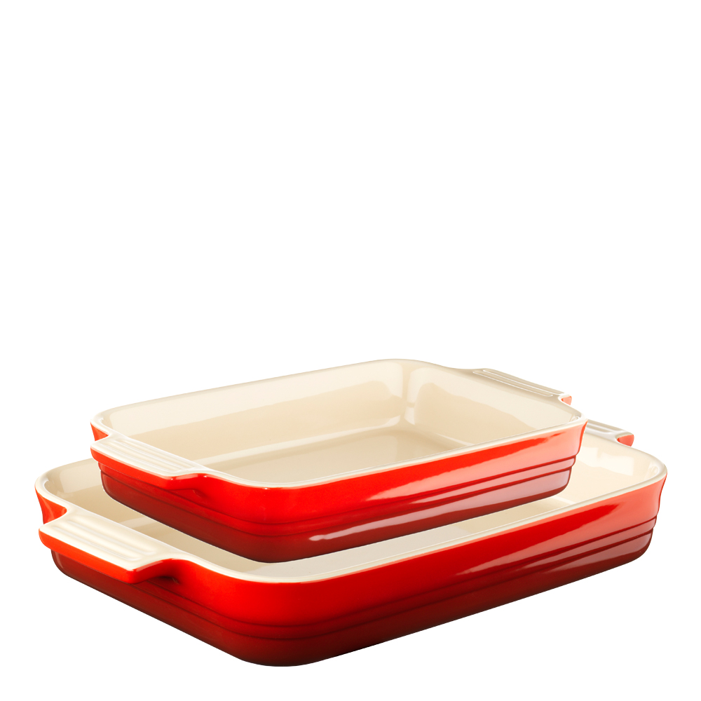 Le Creuset - Le Creuset Ugnsform 2-pack 25 & 32 cm Cerise