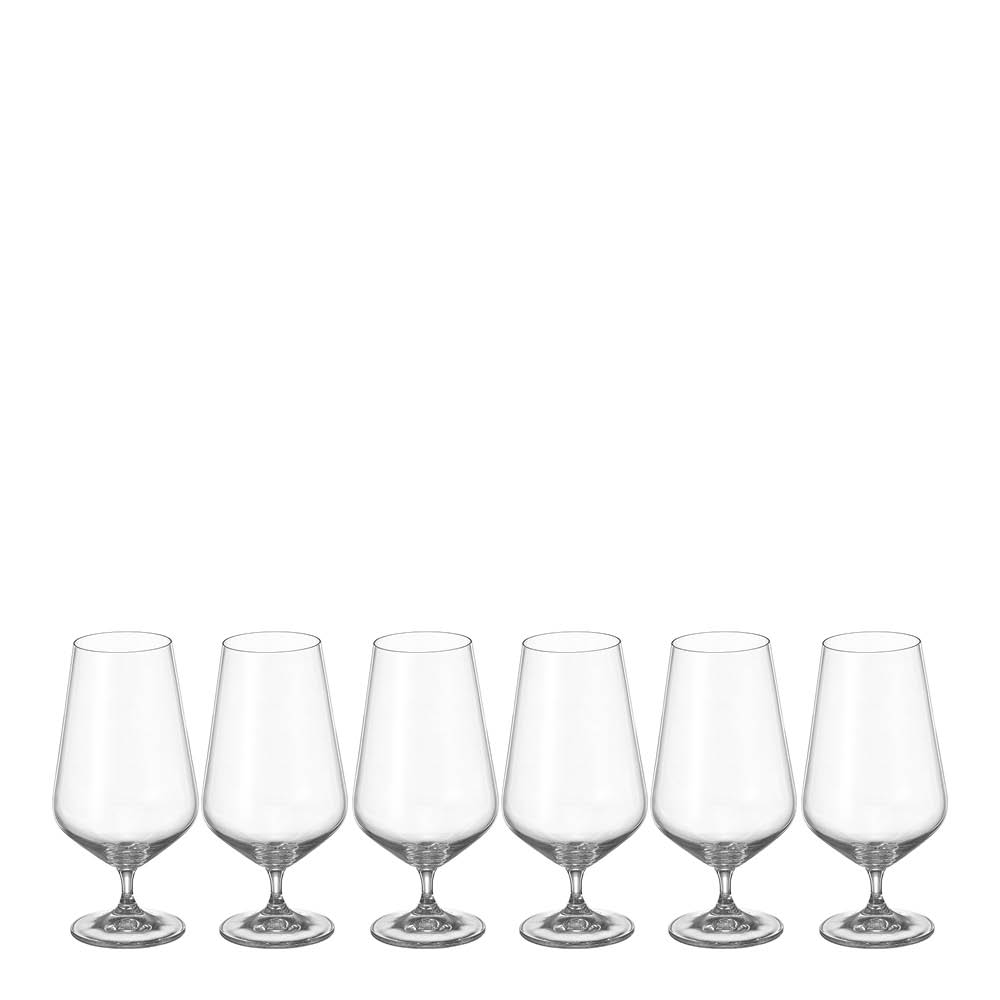 Modern House - Sontell ölglas universal 55 cl 6-pack klar
