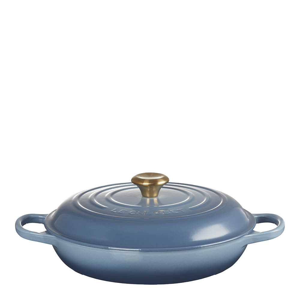 Le Creuset - Signature buffétgryta gjutjärn 30 cm 3,5 L Chambray