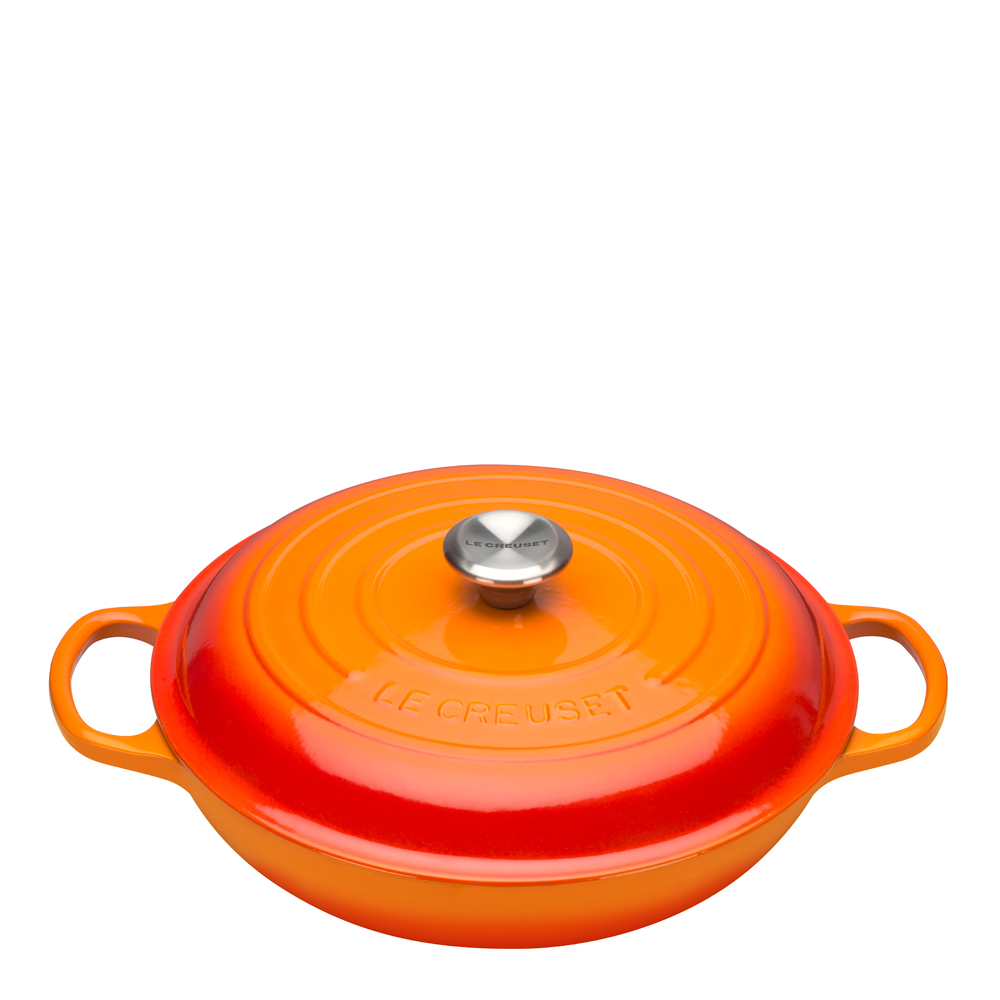 Le Creuset - Signature buffétgryta gjutjärn 30 cm 3,5 L Volcanic