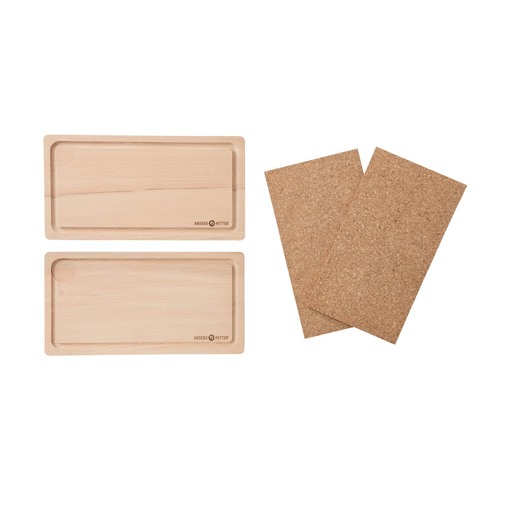 Anders Petter - Classic Planksteksbräda 2-pack natur