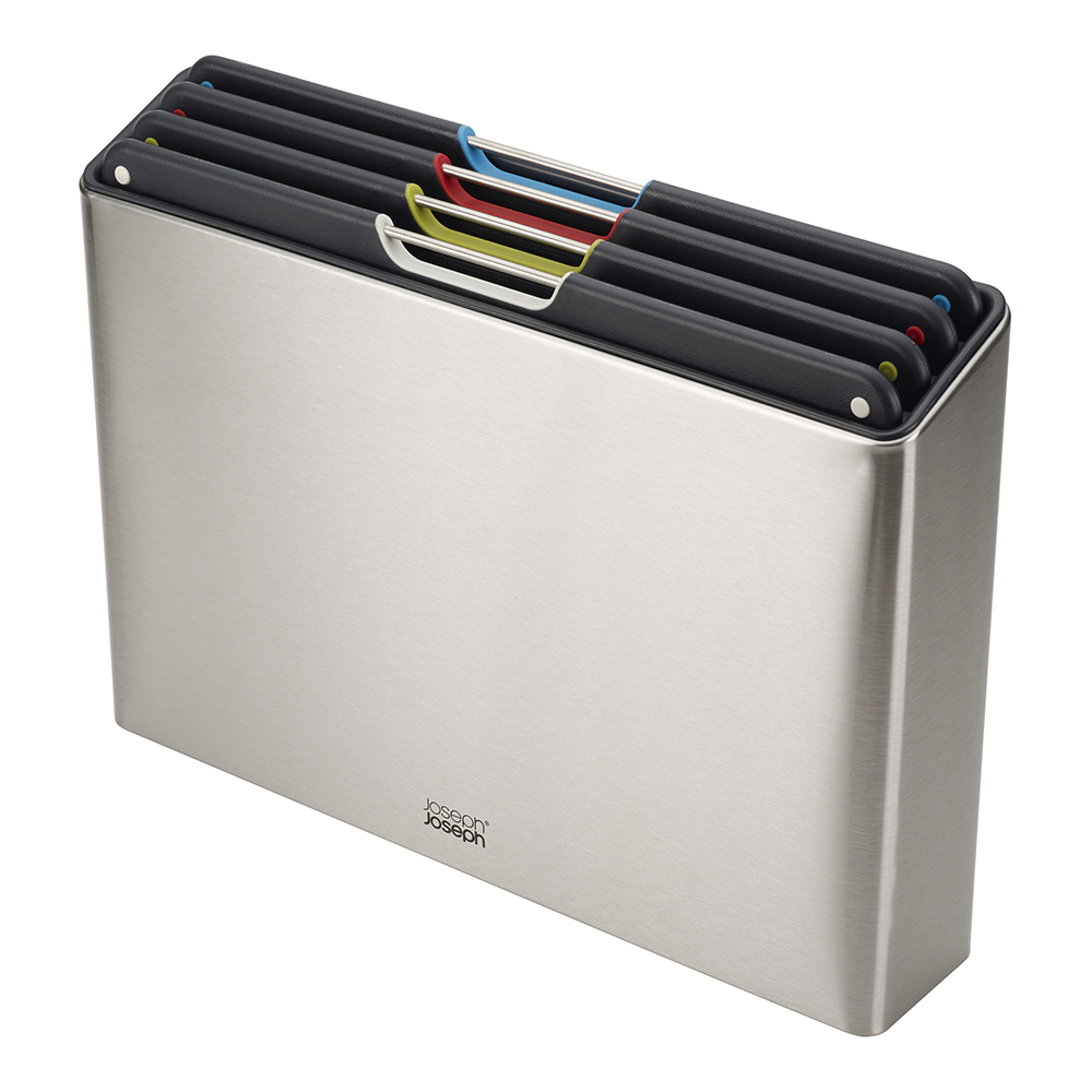 Joseph Joseph - Folio Steel skärbräda set 35,5x26,5 cm plast med stålfodral