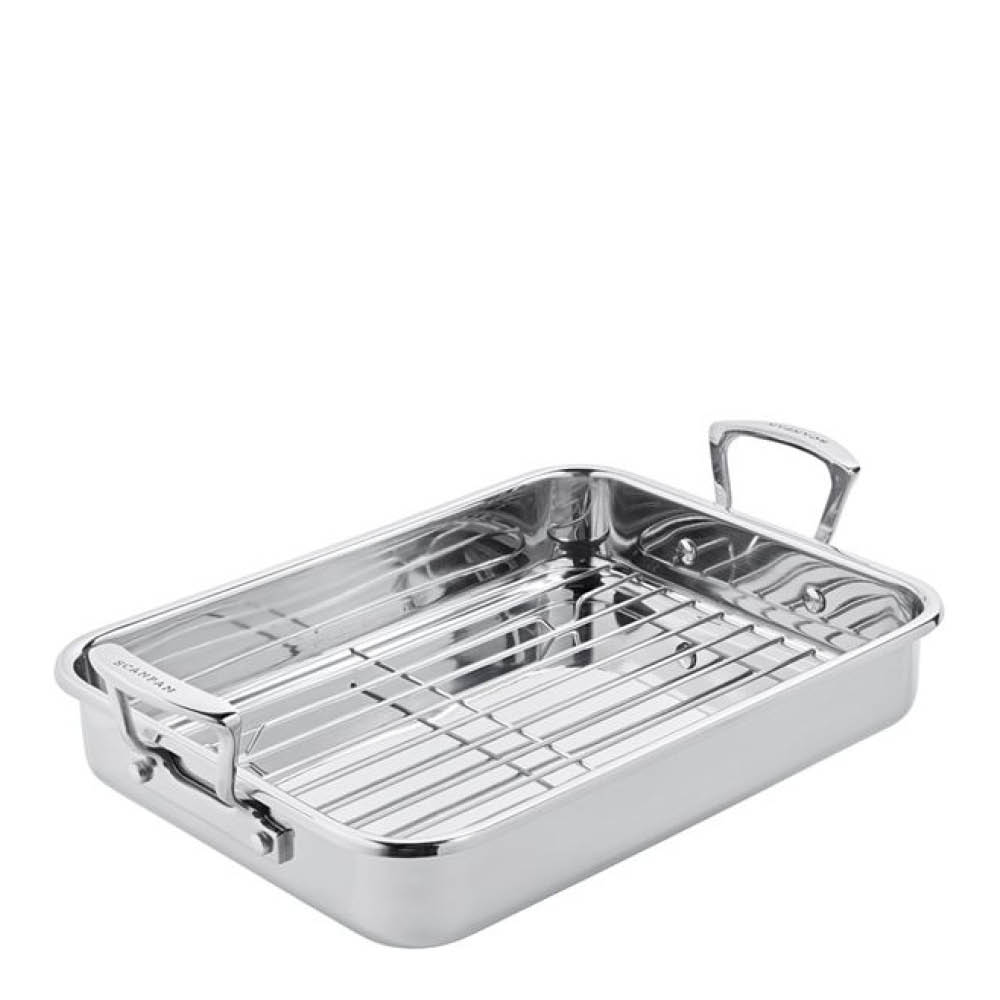 Scanpan - Impact Långpanna m/galler 42,5x26 cm induktion