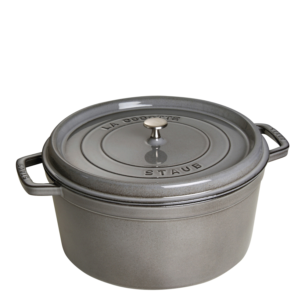 Staub - Staub La Cocotte gryta 8,35 L rund Graphite Grey