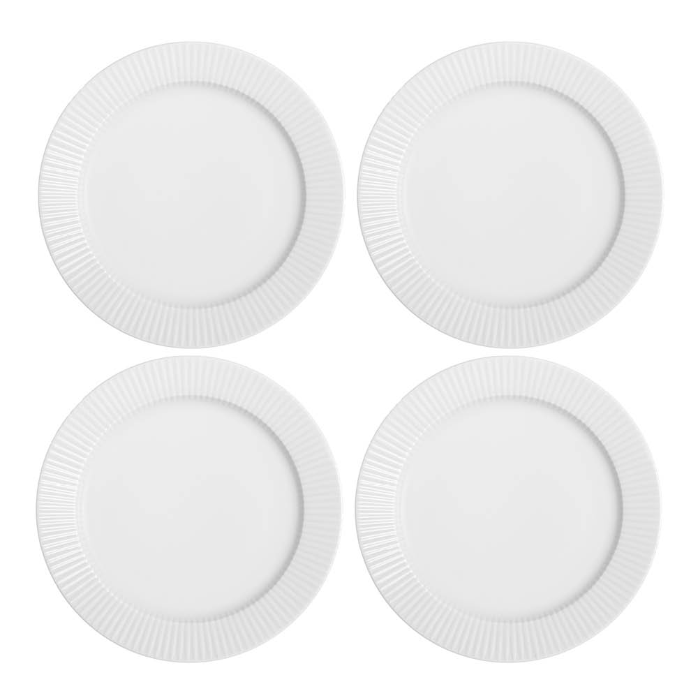 Eva Trio - Legio Nova tallrik flat 28 cm 4-pack vit