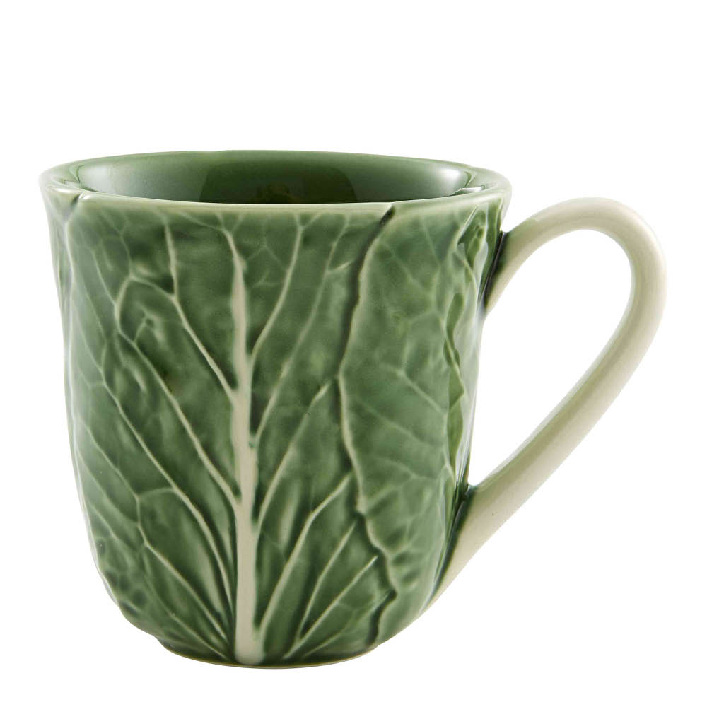 Bordallo Pinheiro - Cabbage mugg 50 cl kålgrön