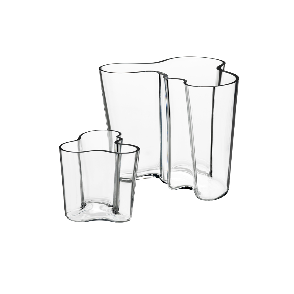 iittala - Alvar Aalto Collection Vasset 16+9,5 cm Klar