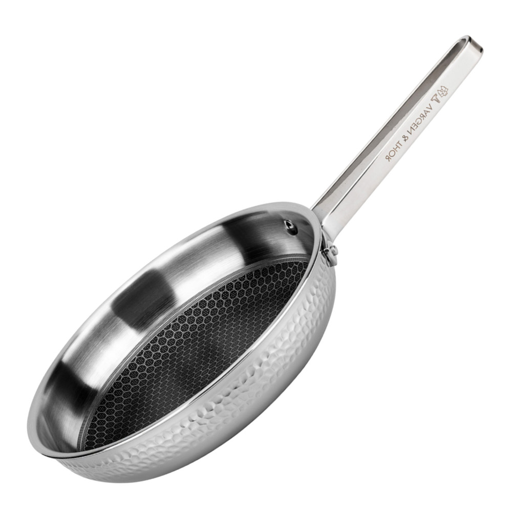 Vargen & Thor - Kroma stekpanna 22 cm hamrat polerat stål