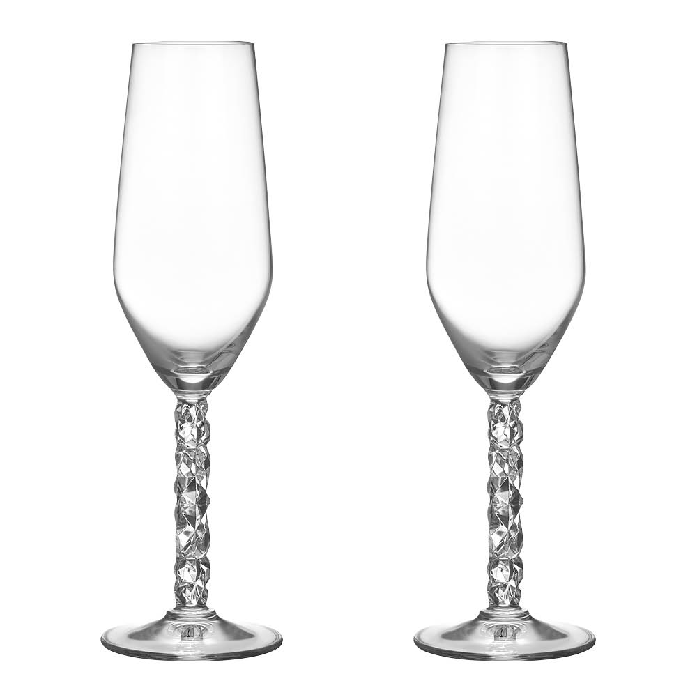 Orrefors - Orrefors Carat Champagneglas 2-pack