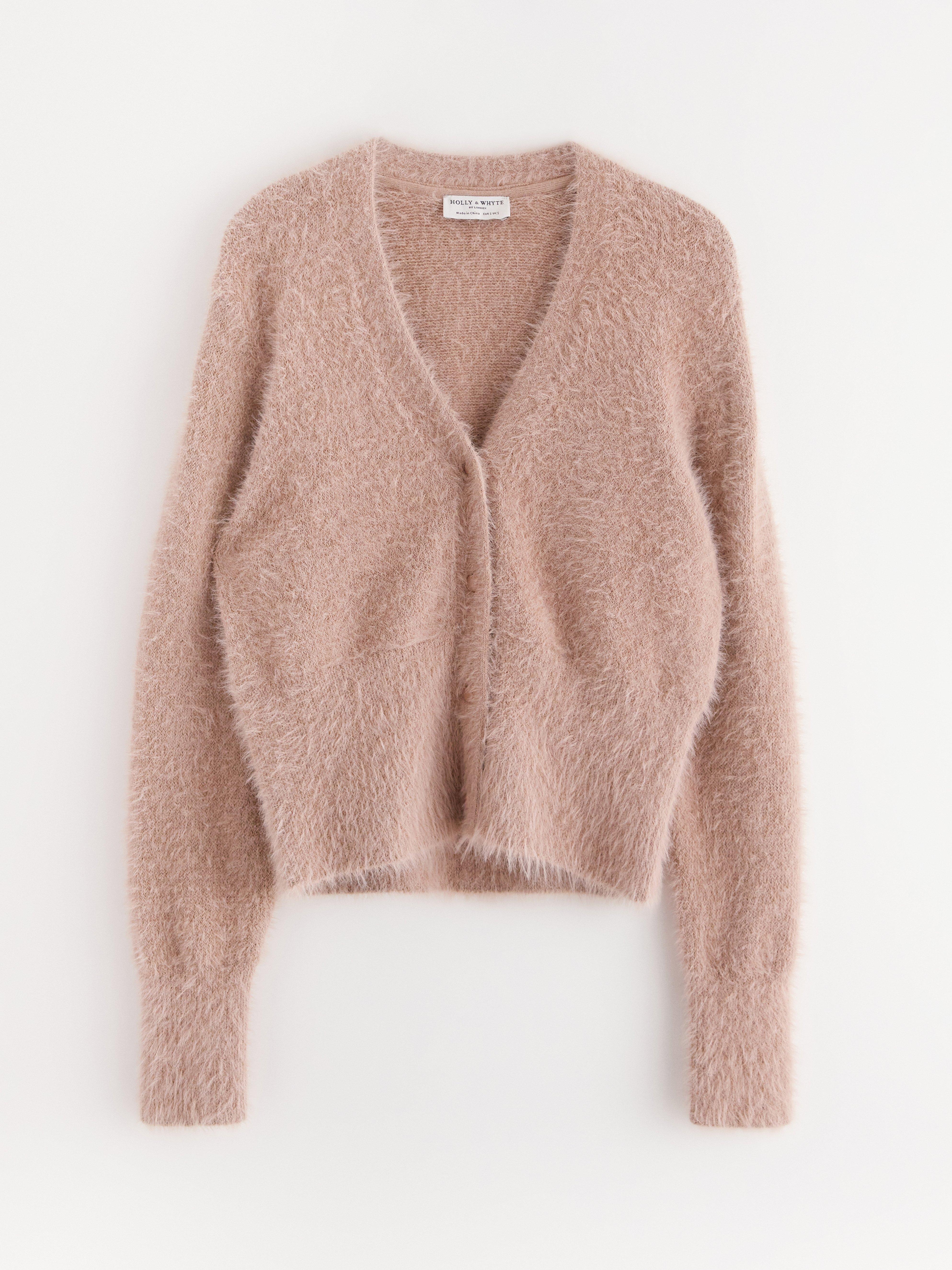 Fluffig cardigan