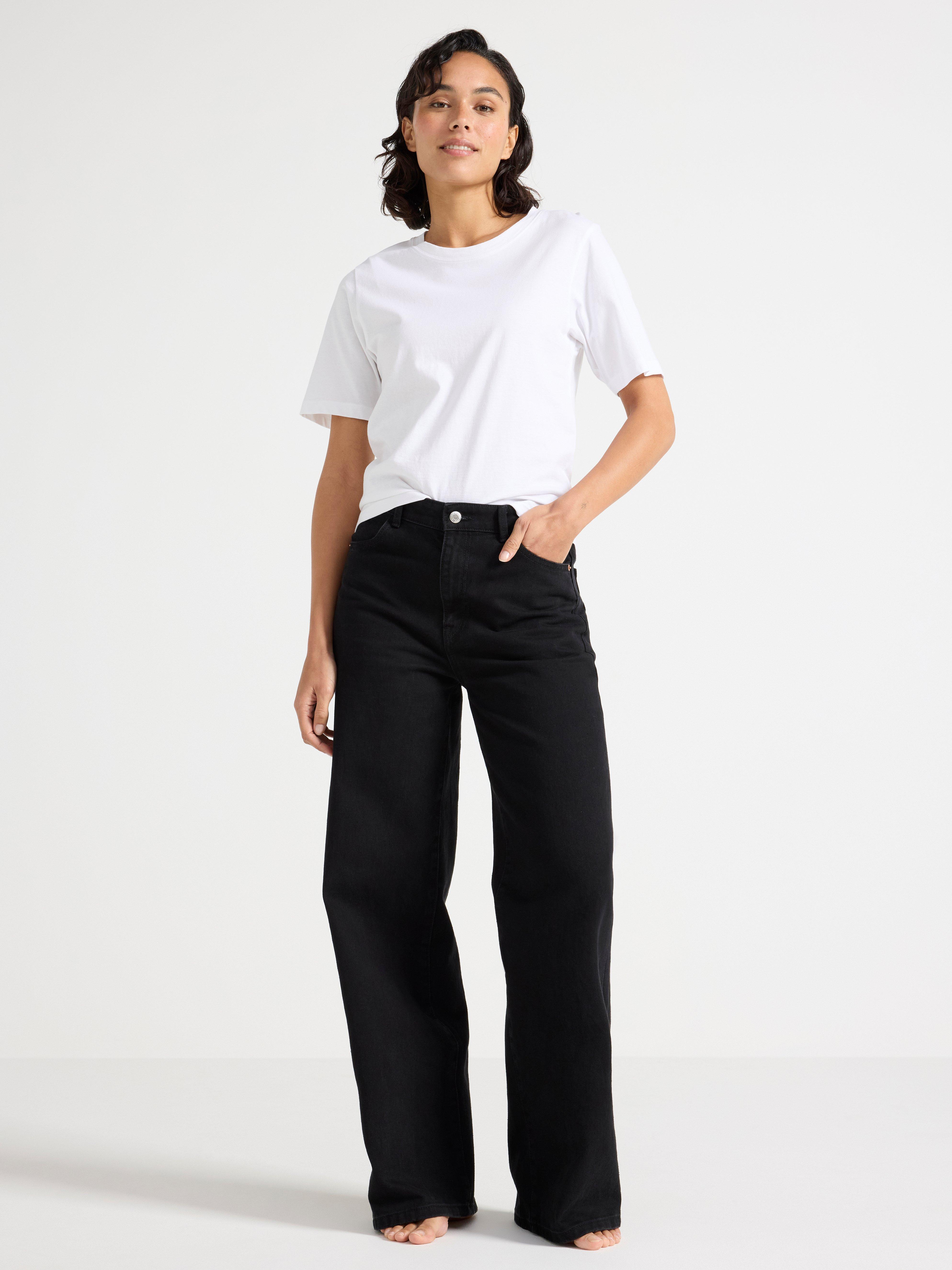WIDE Jackie jeans med extra vida ben