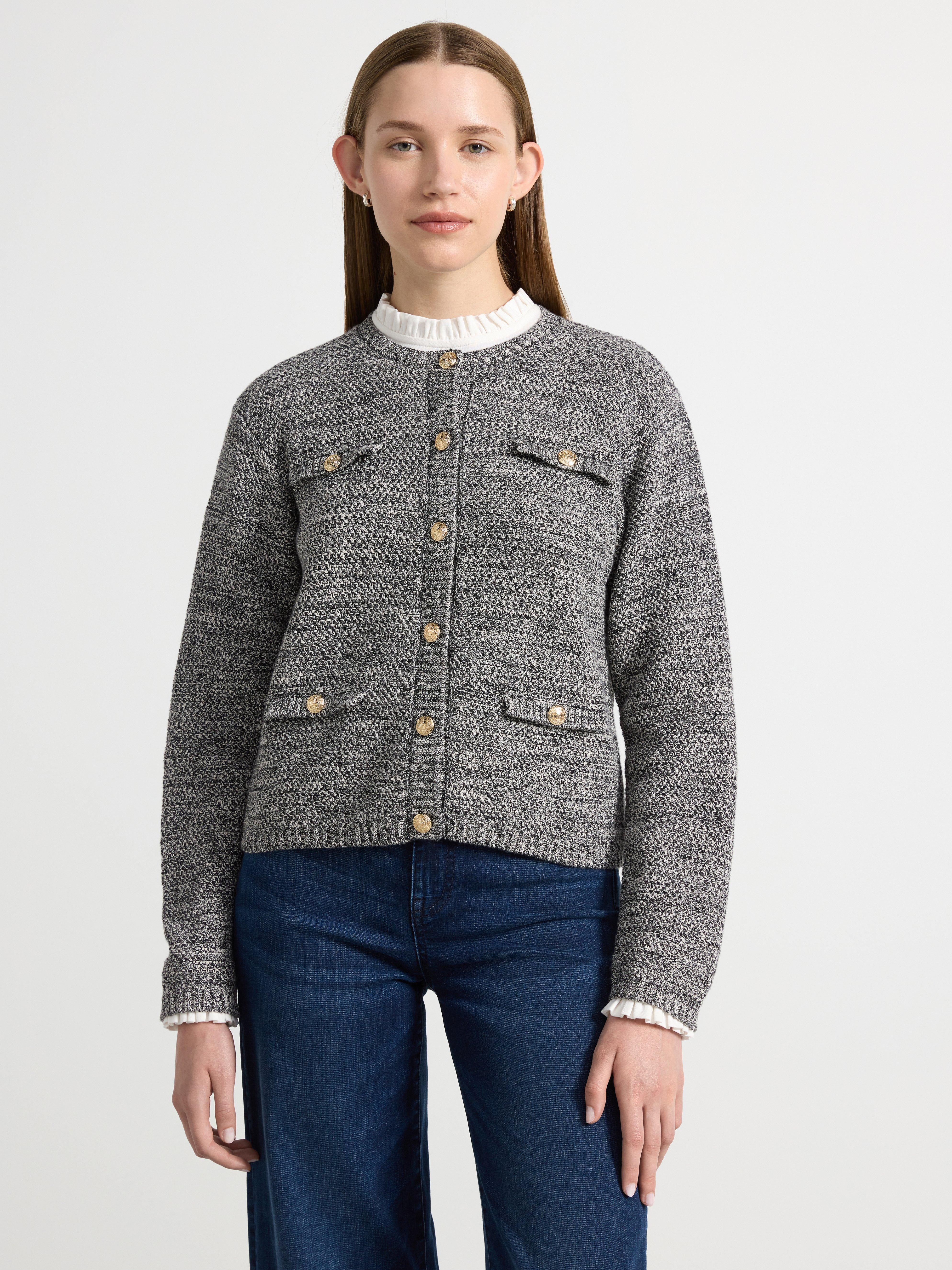 Stickad cardigan