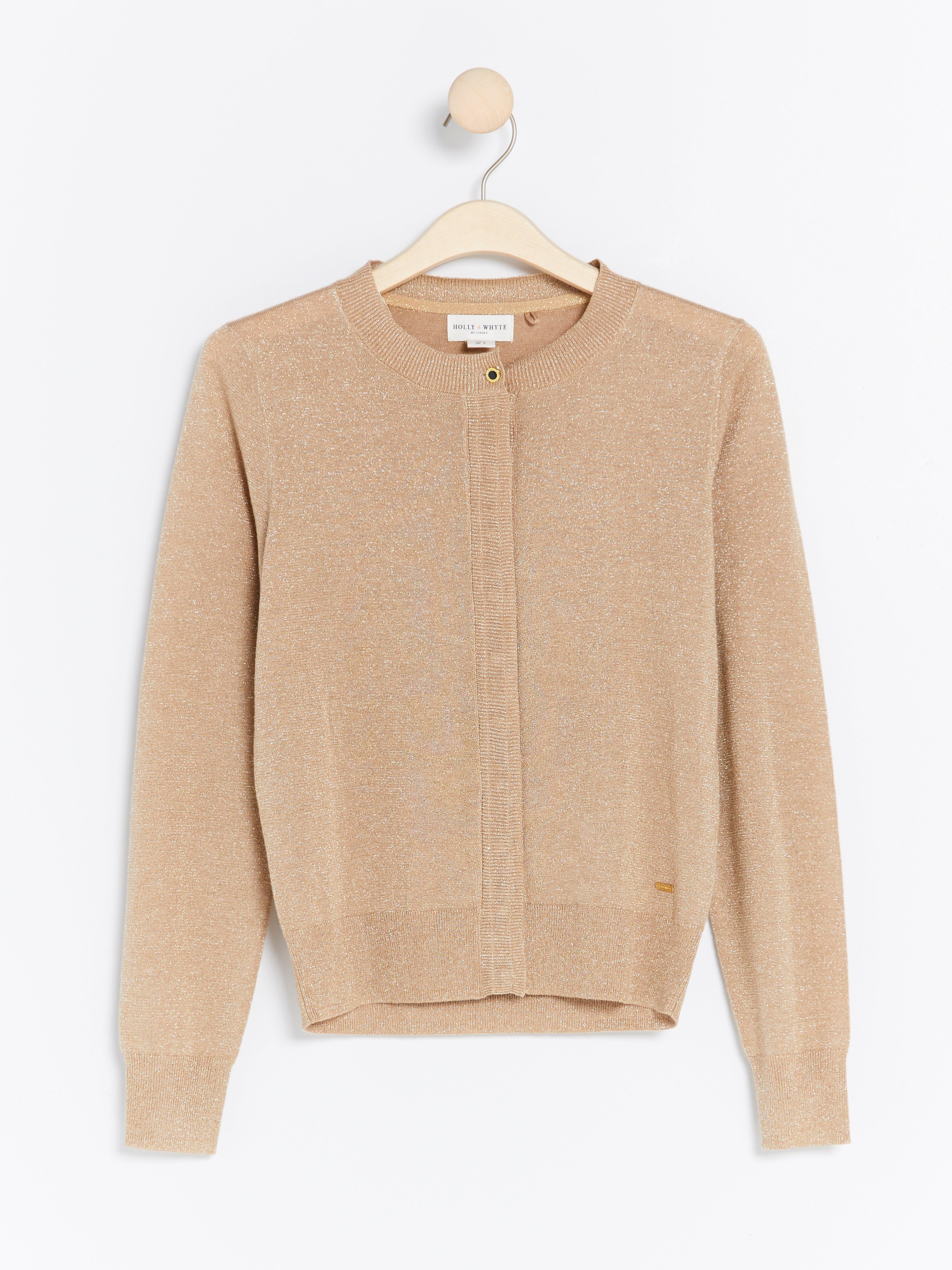 Glittrig cardigan