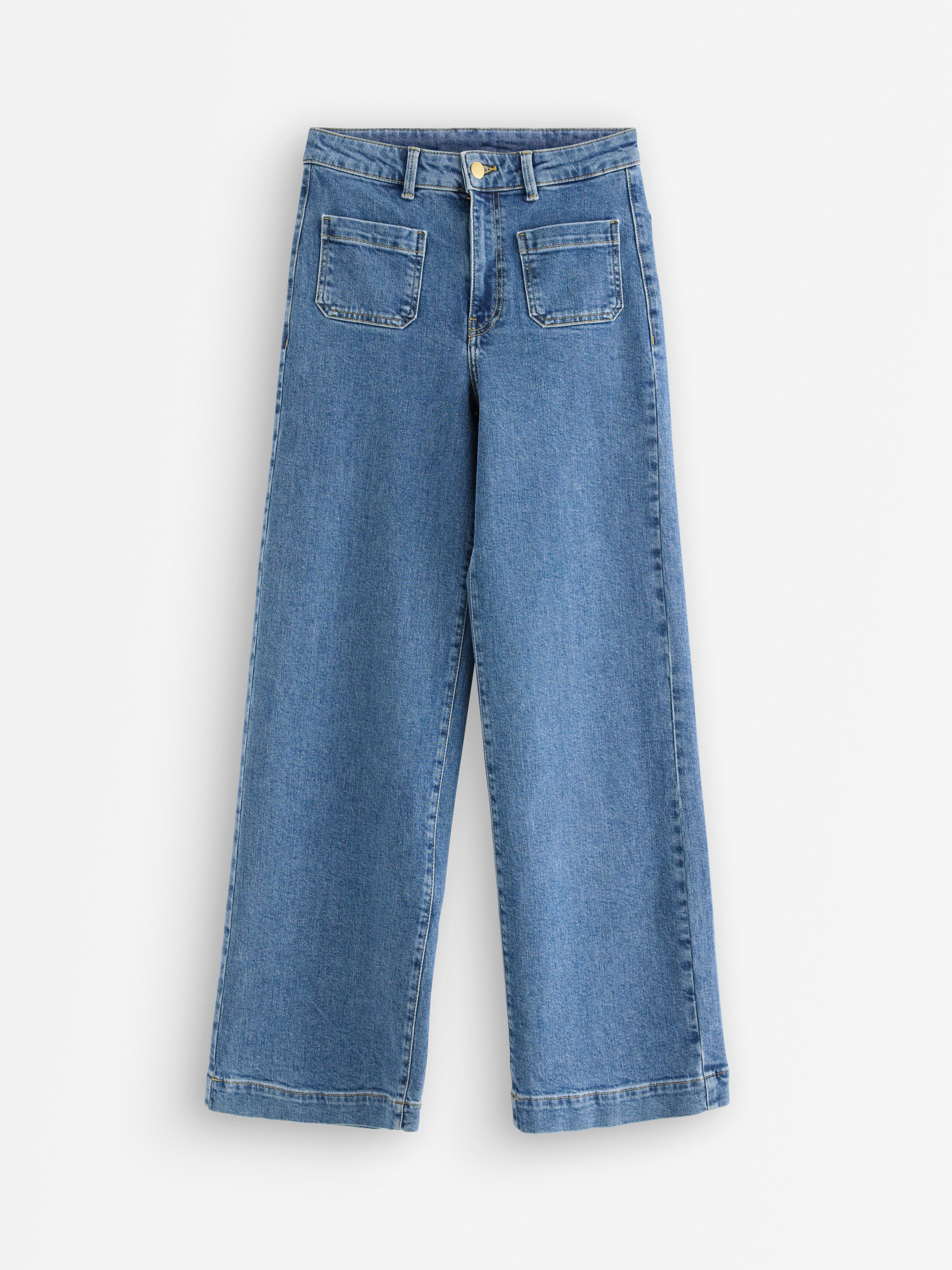 WIDE Paula jeans med hög midja