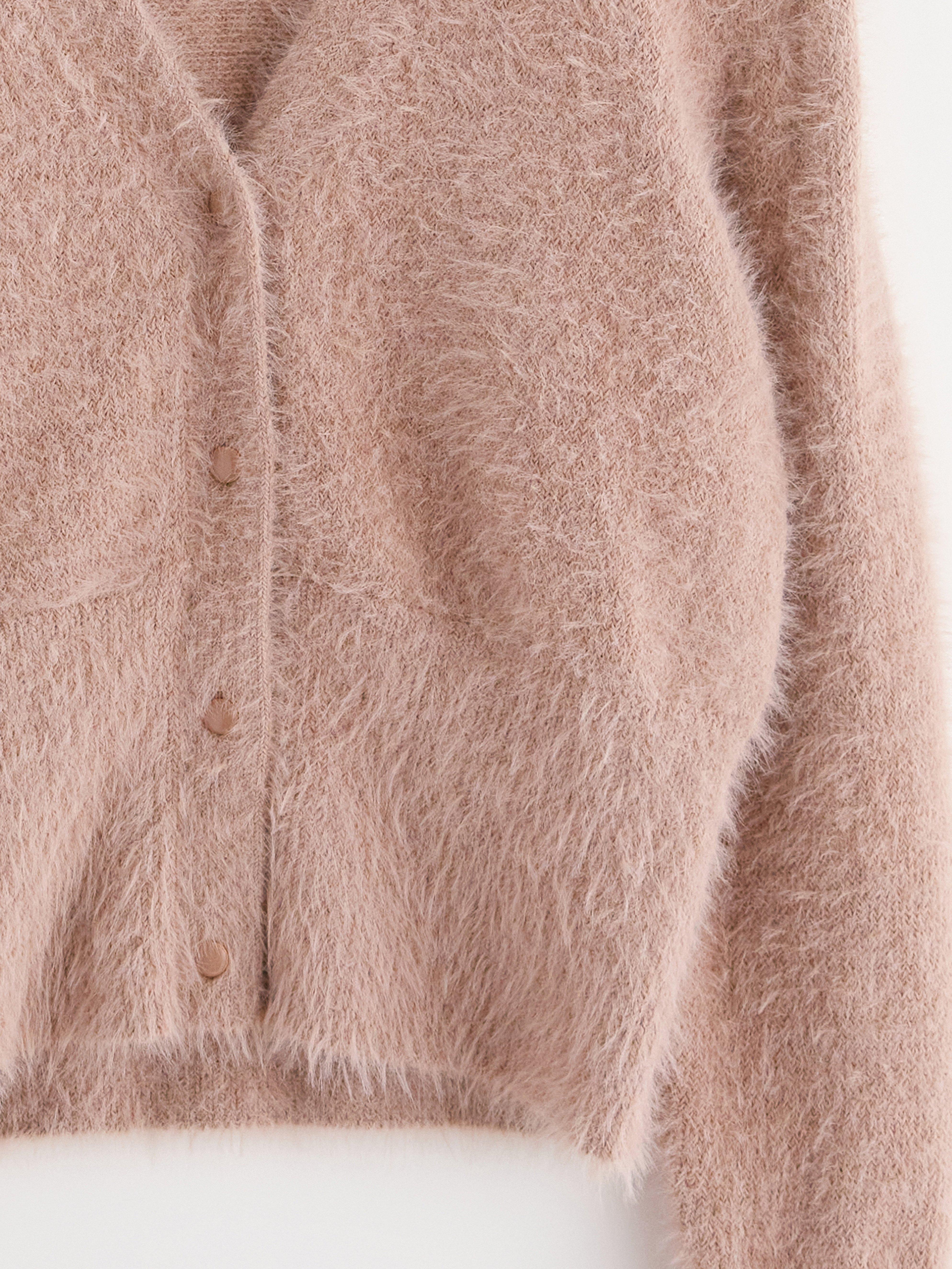 Fluffig cardigan