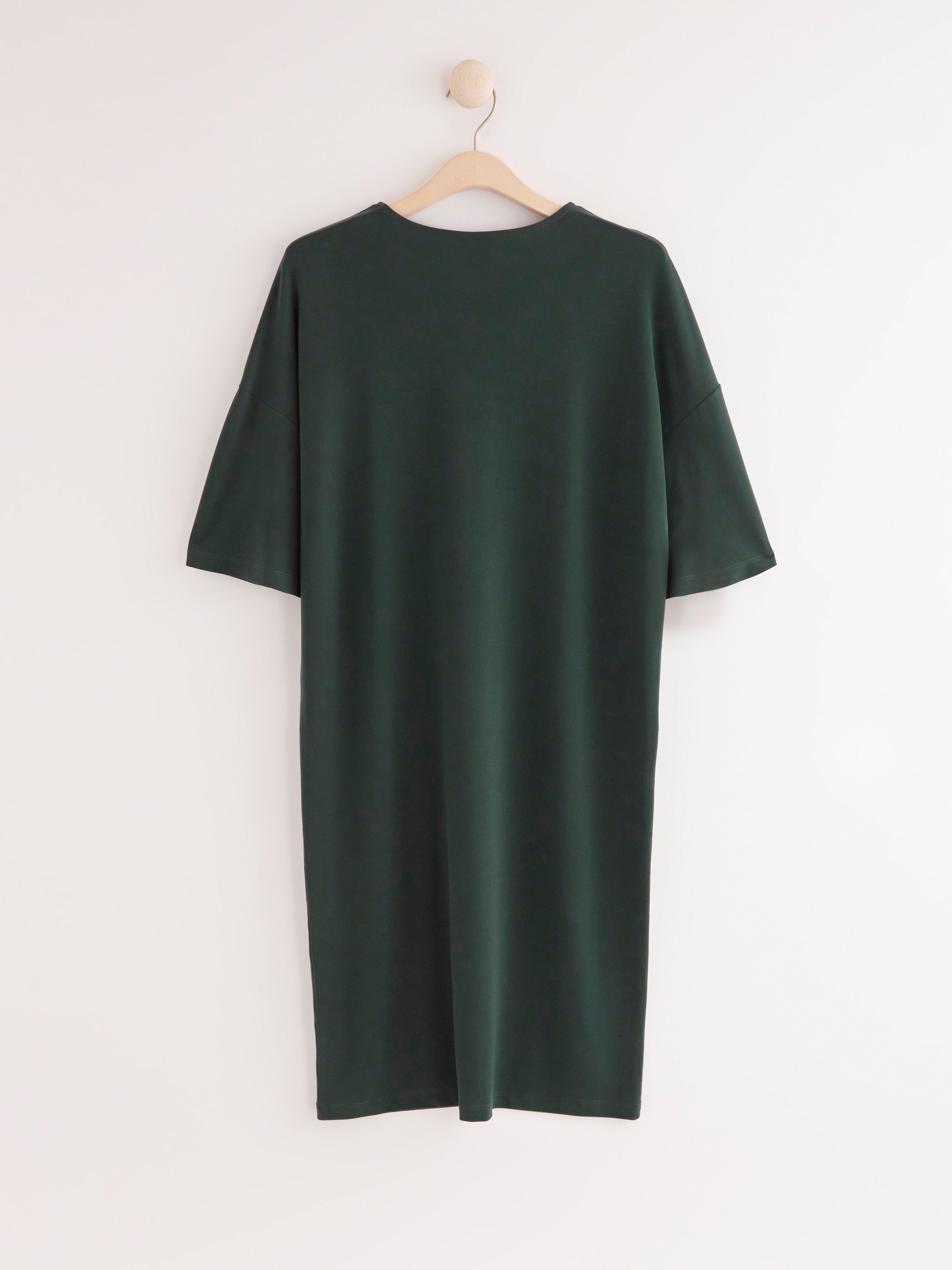Kortärmad t-shirtklänning