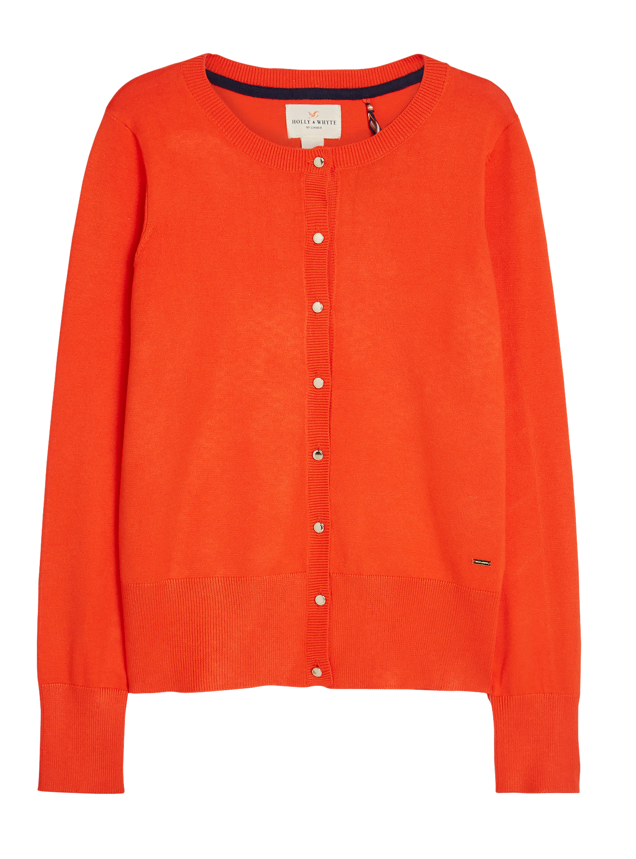 Finstickad cardigan