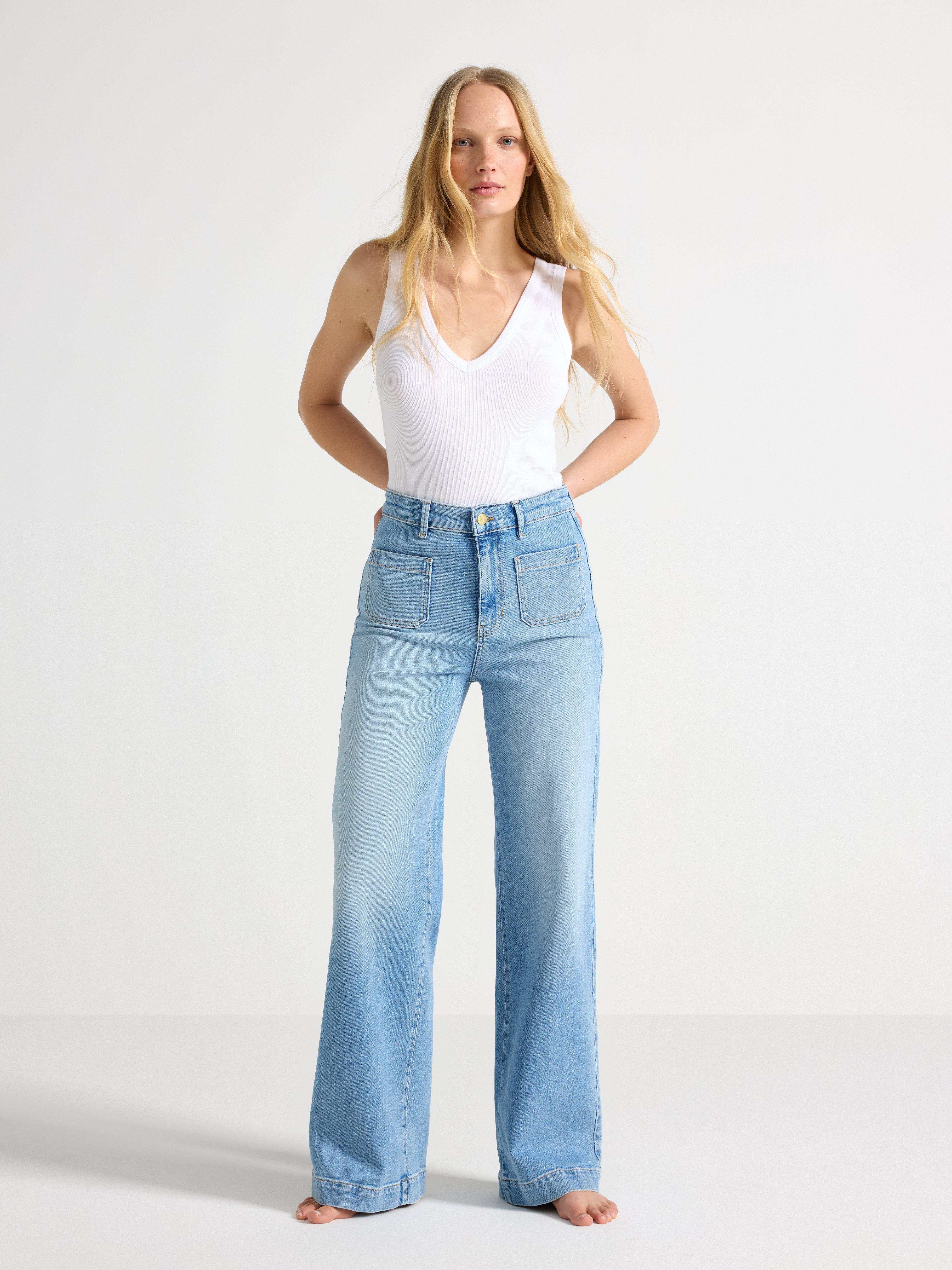 WIDE Paula jeans med lätt stretch