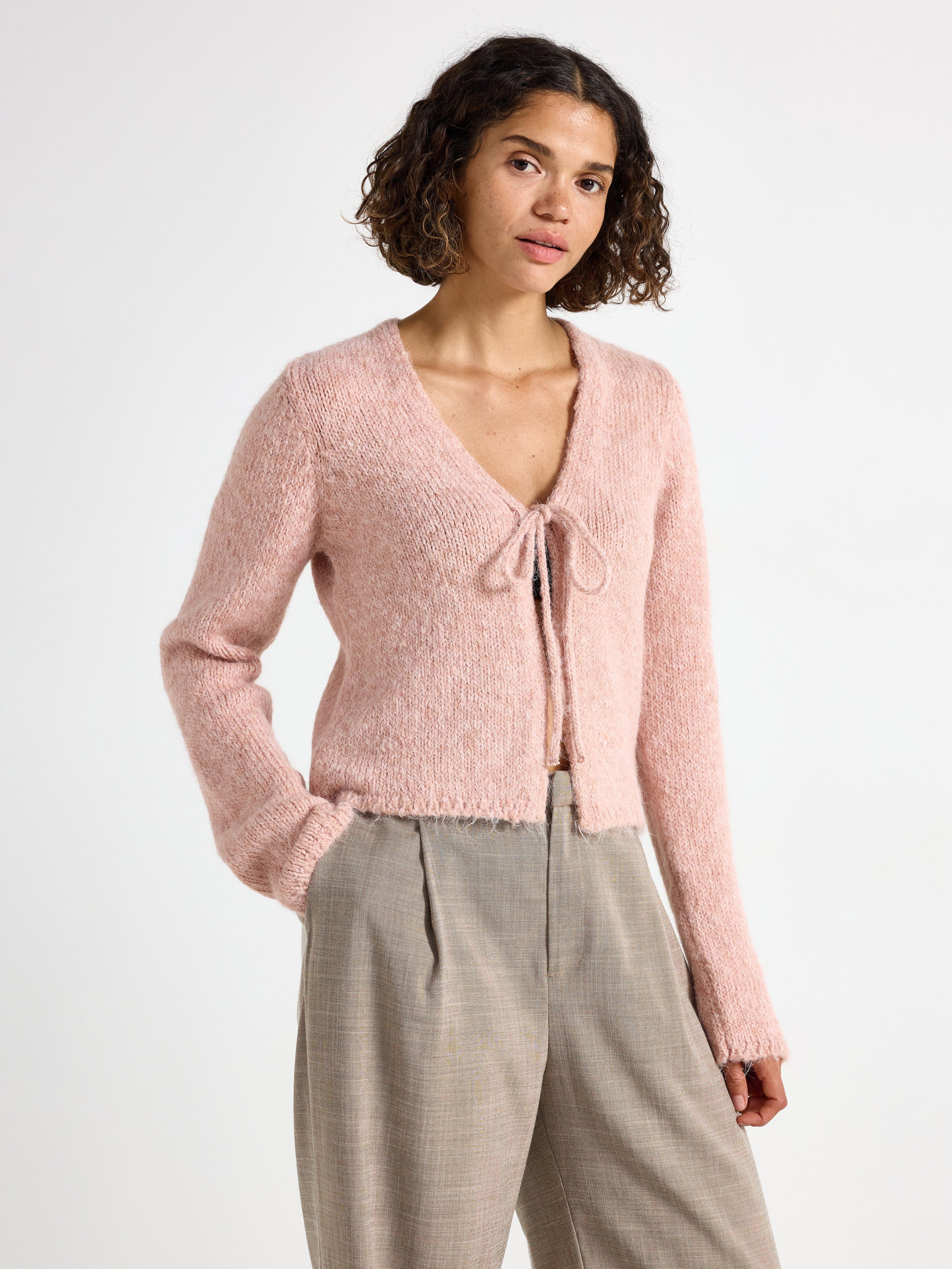 Stickad cardigan