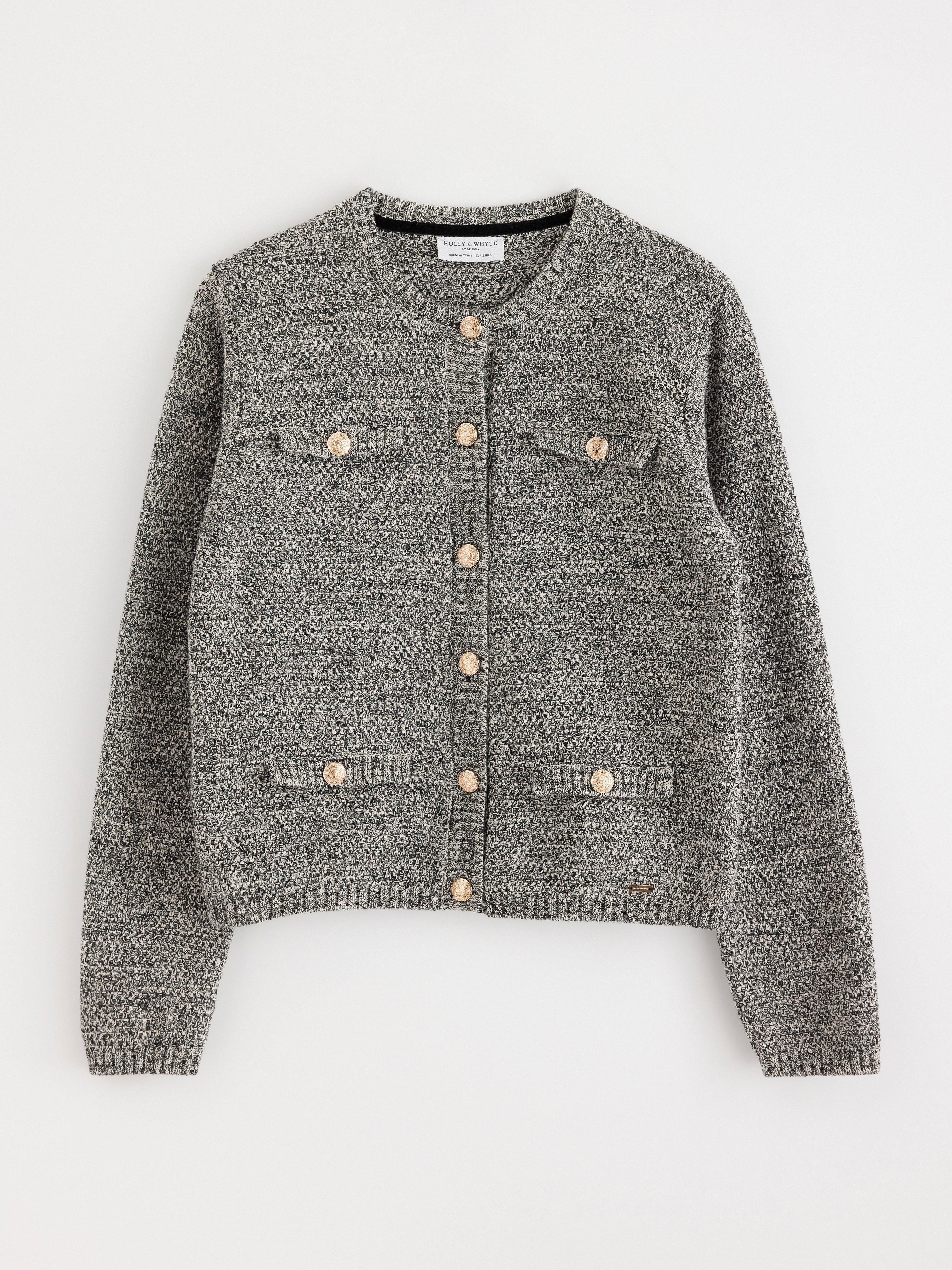 Stickad cardigan