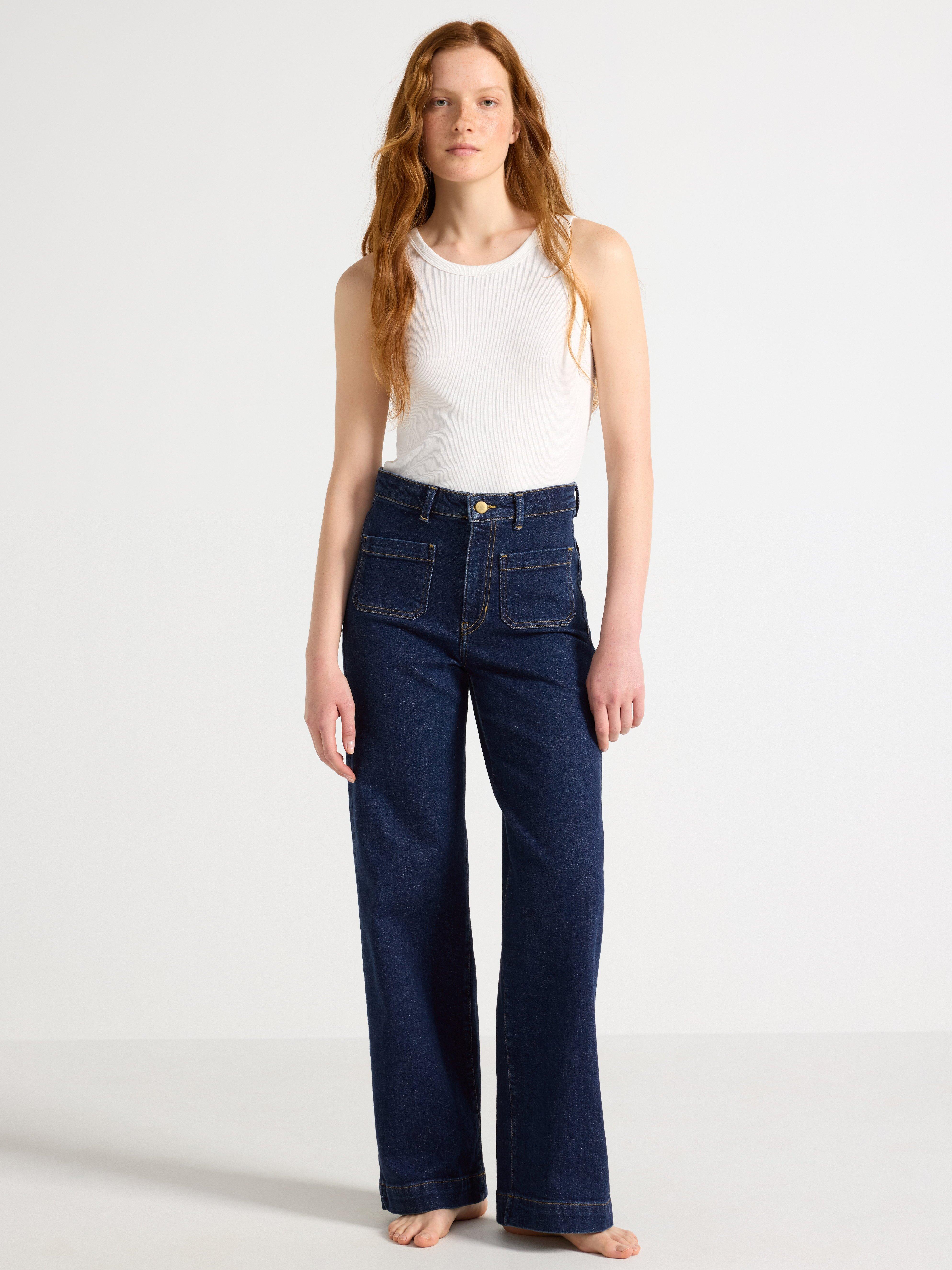 WIDE Paula jeans med lätt stretch
