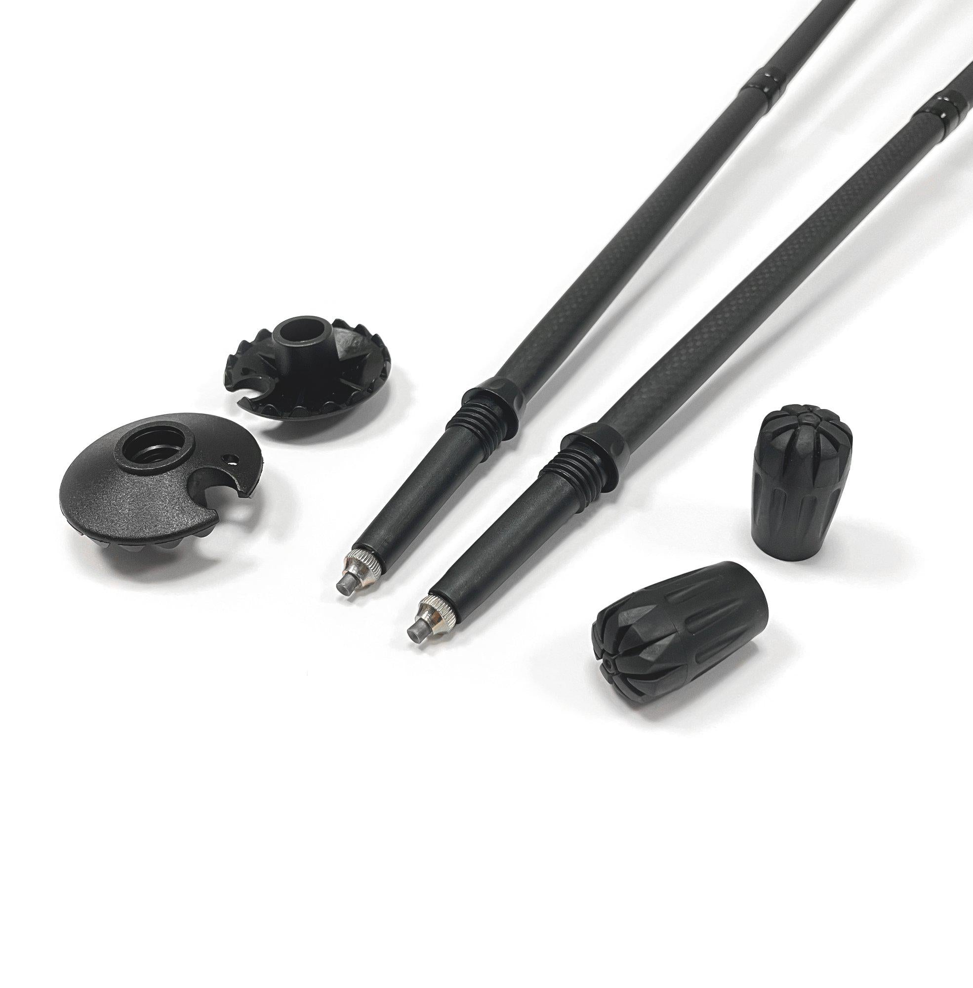 Running poles carbon 130 cm
