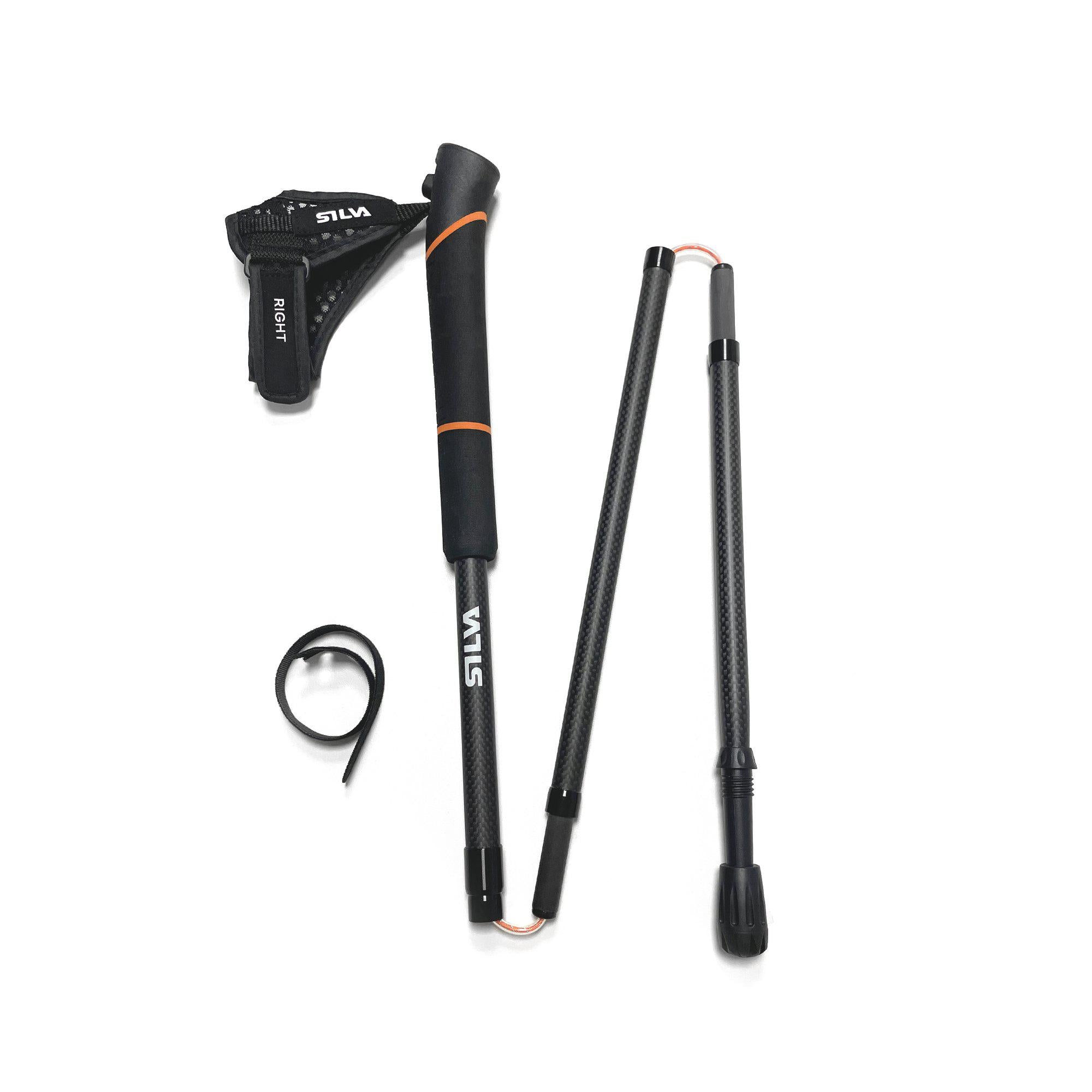 Running poles carbon 130 cm