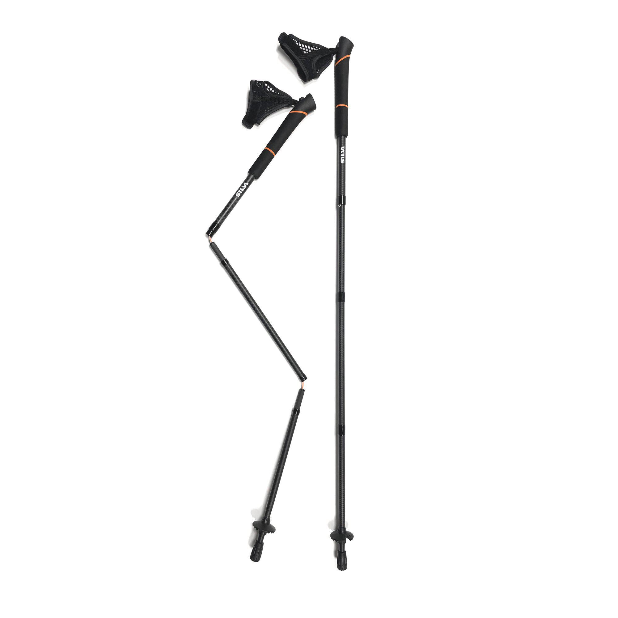 Running poles carbon 130 cm