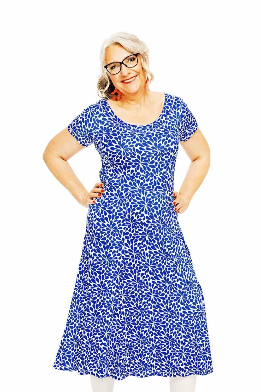 Cissi och Selma Hedvig klänning Plurr Blå