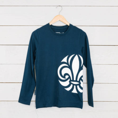 Scout t-shirt insvängd, lång ärm