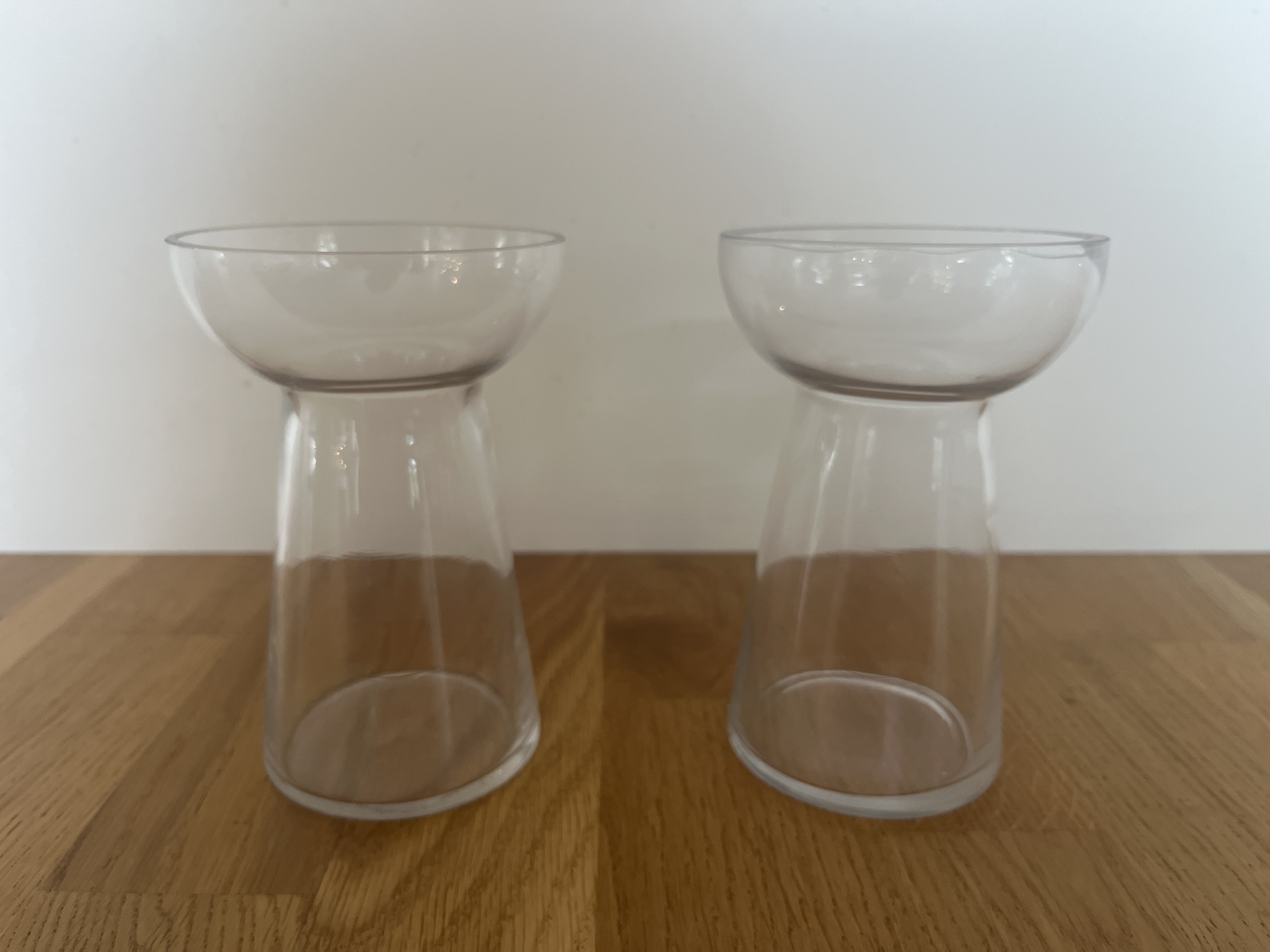 Lökvas i klarglas, 2-pack