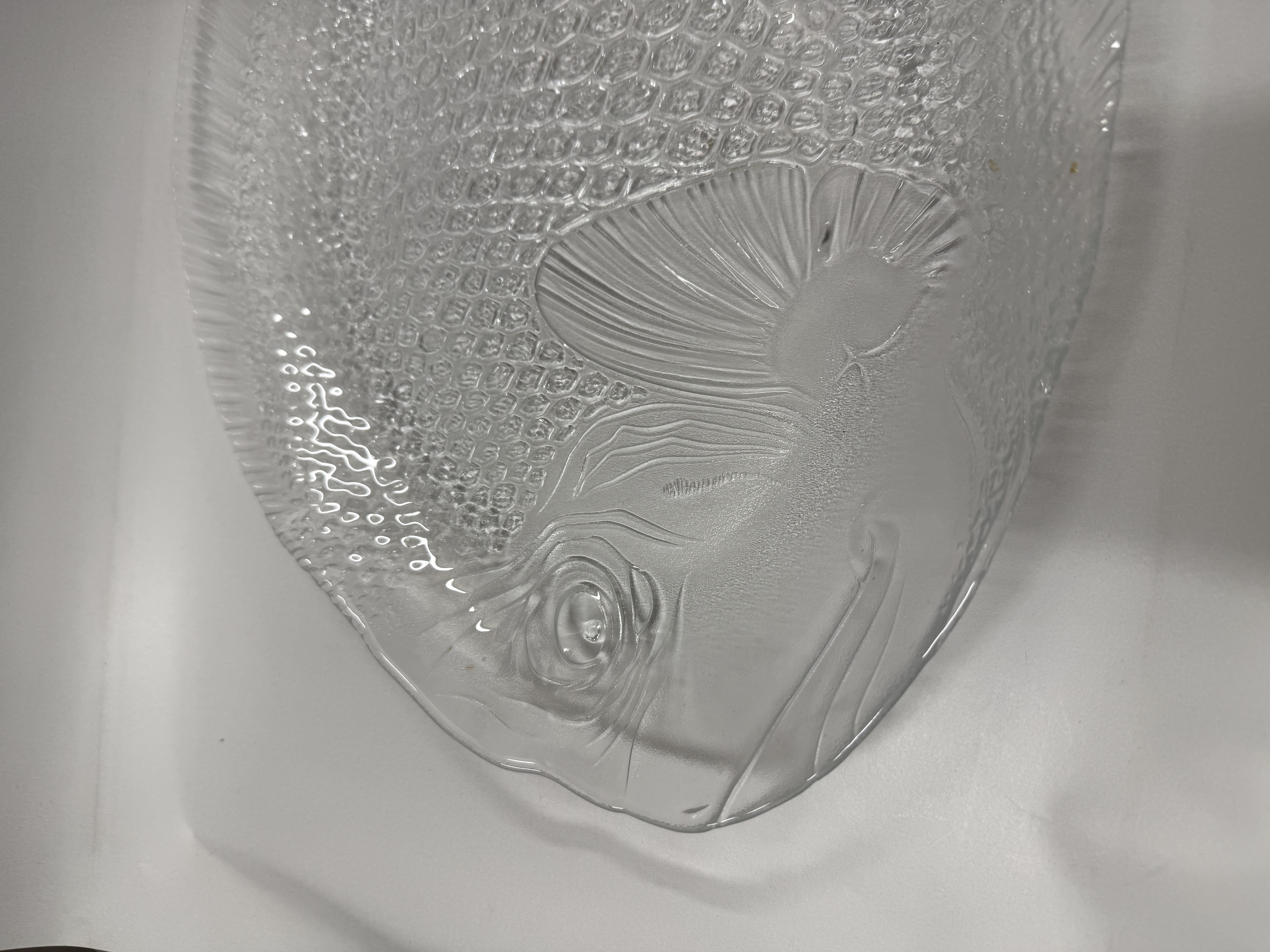 Arcoroc glasfat i fiskform, transparent