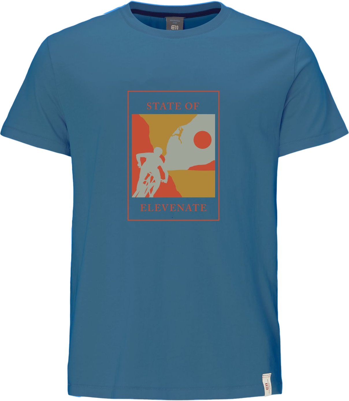 M Finale Tee, Färg: Indian Blue, Storlek; L