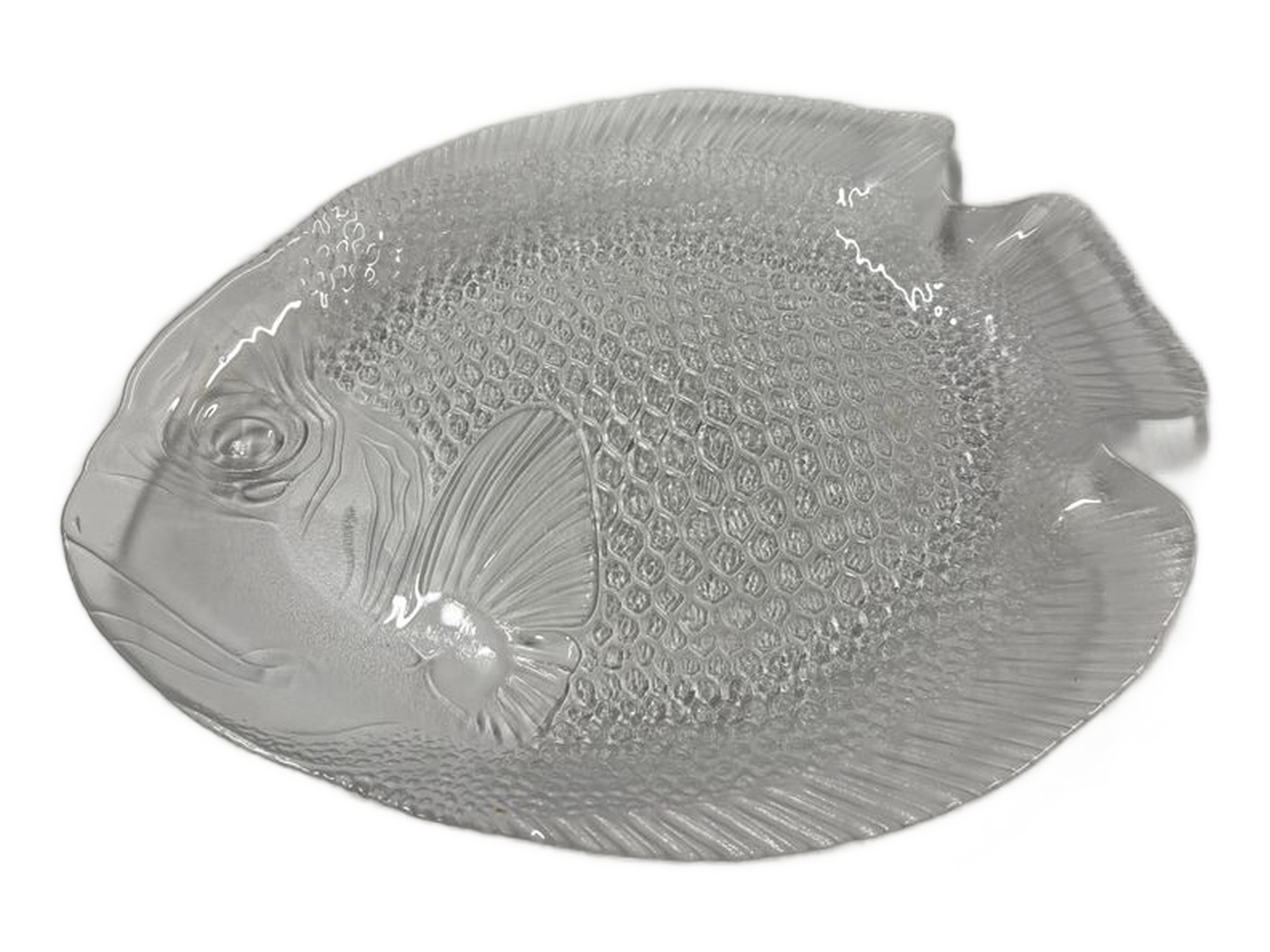 Arcoroc glasfat i fiskform, transparent