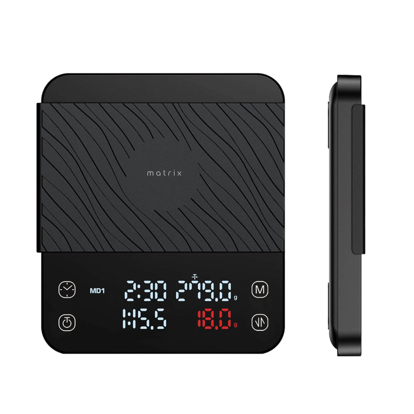 Matrix MD1 Pro Coffee Scale Black 