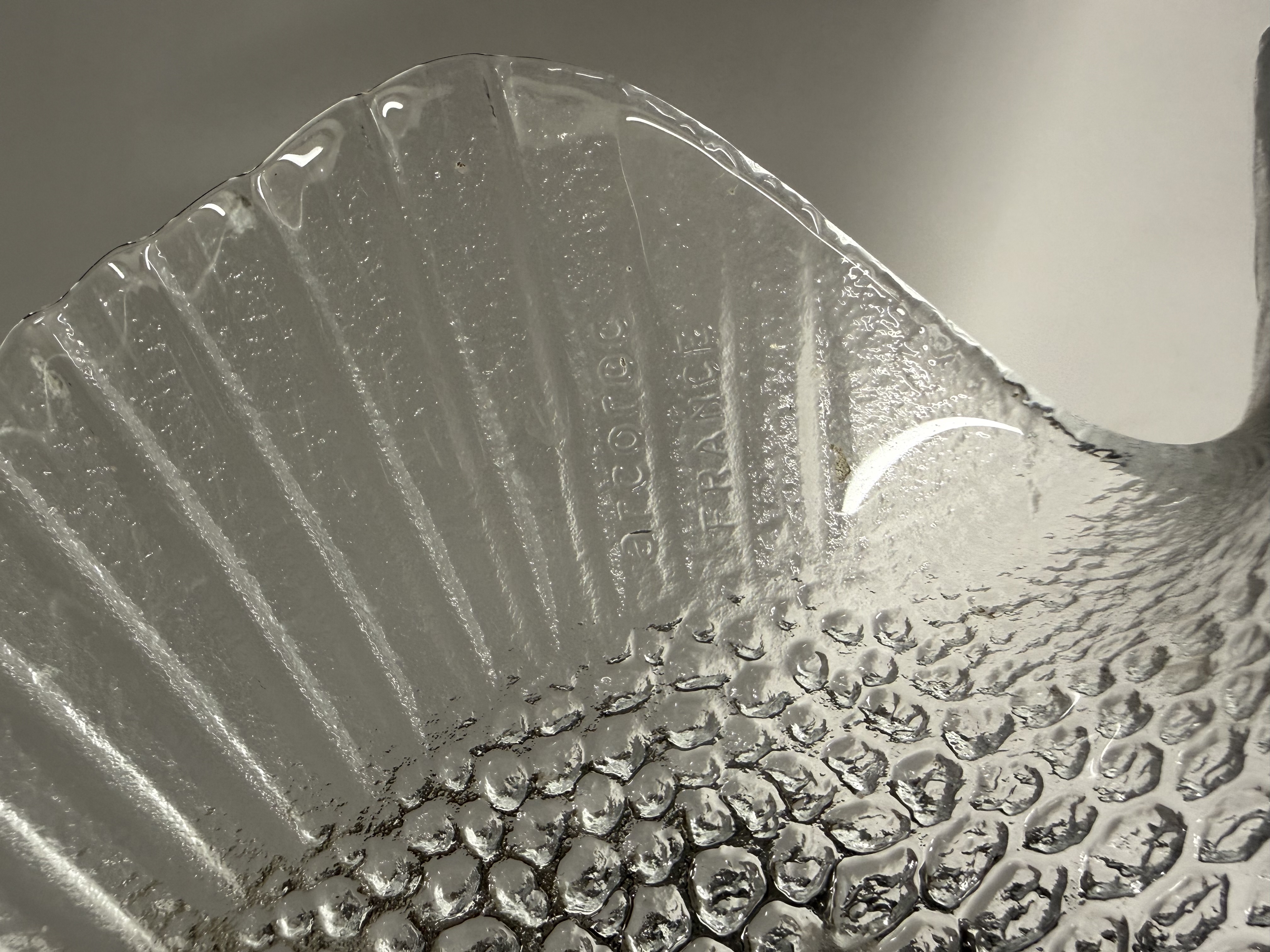Arcoroc glasfat i fiskform, transparent
