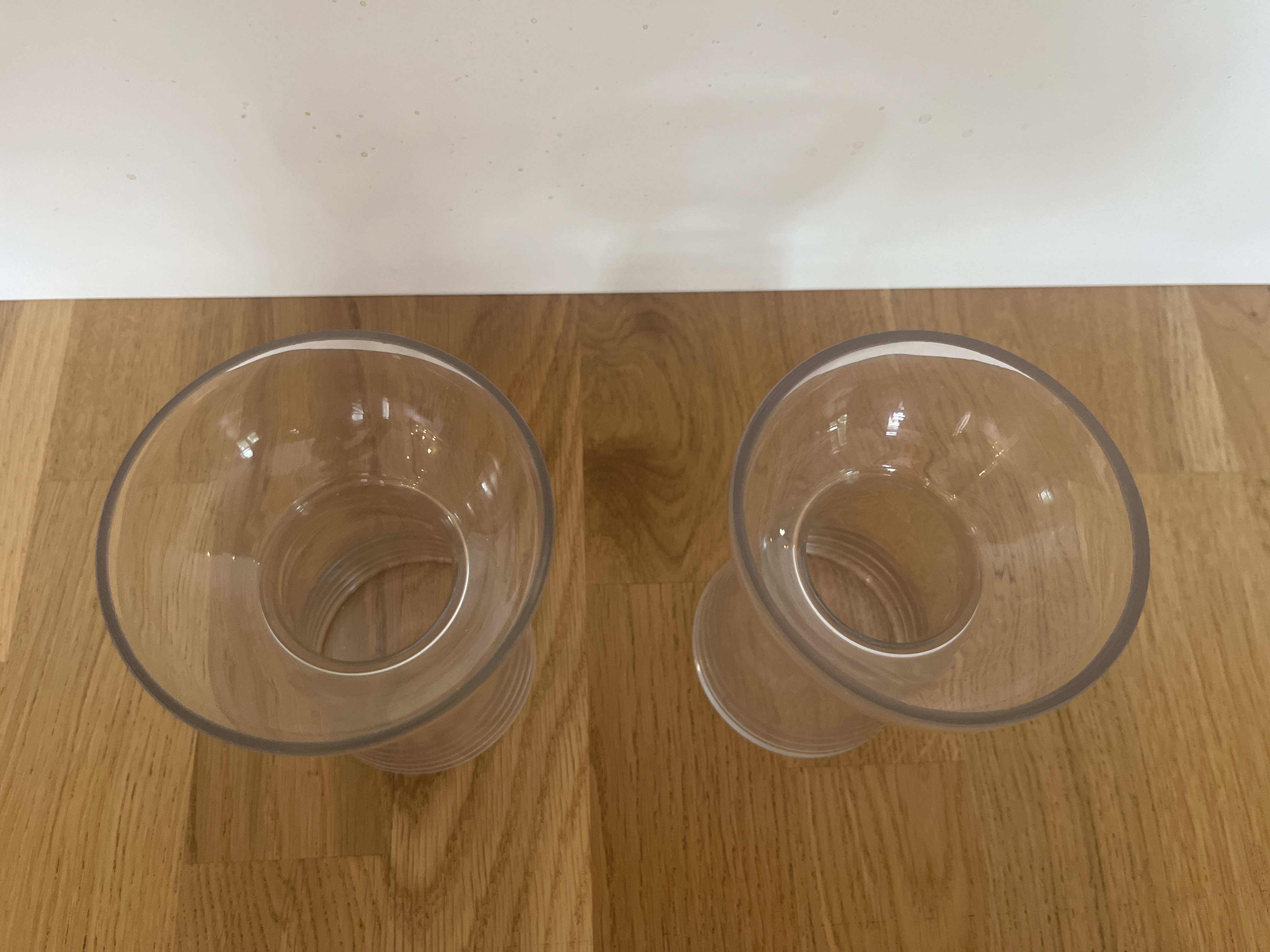 Lökvas i klarglas, 2-pack